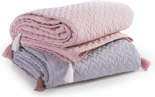Nef-Nef Homeware Flirt Baby Quilt Mikrofaser Gray 110x150cm 032696