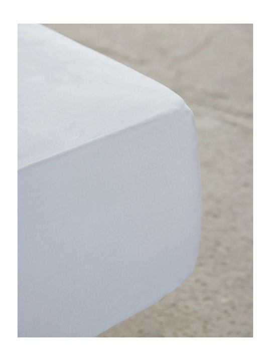 Nima Bettbezug Baumwollsatin King Size 260x240 Superior White