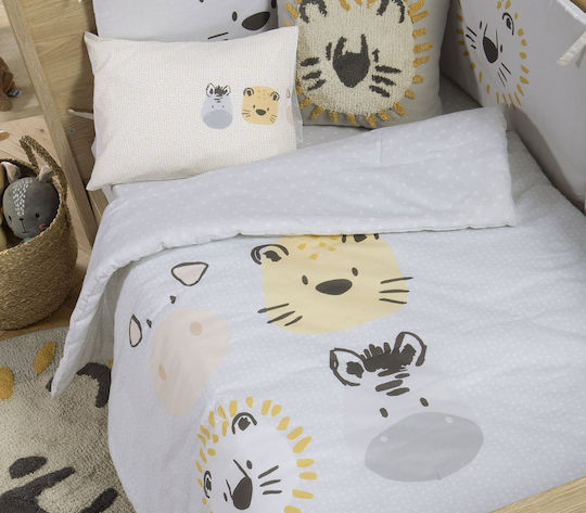 Nef-Nef Homeware Animal Way Бебешка кувертюра Памук Екрю 110x140см 033051