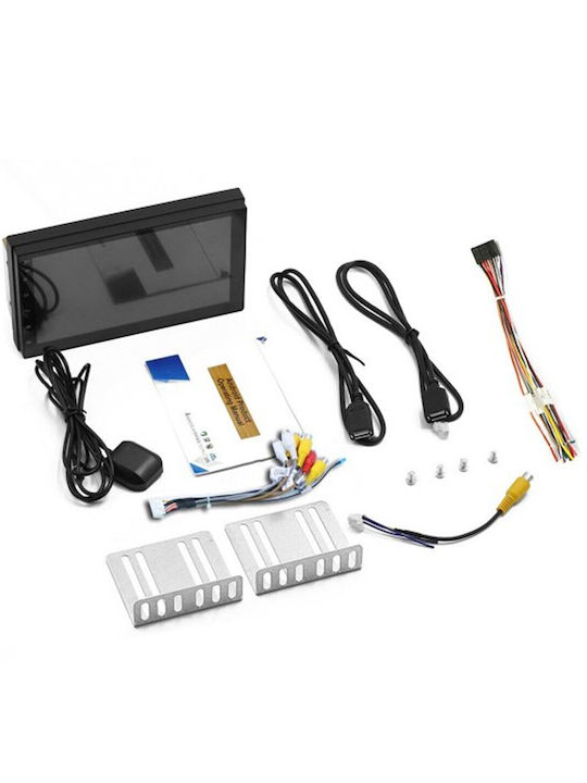 Andowl Car Audio System (Bluetooth/USB/WiFi/GPS/Apple-Carplay/Android-Auto) with Touch Screen 7"