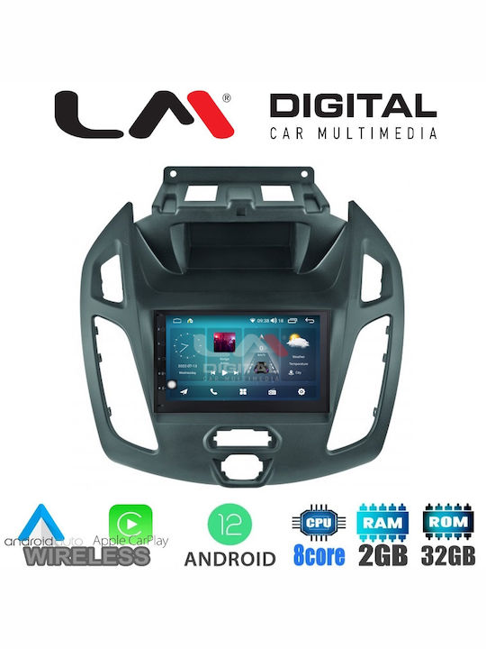 LM Digital Car Audio System for Ford Transit Custom / Tourneo Custom / Transit Connect / Transit / Tourneo / Tourneo Connect 2014+ (Bluetooth/USB/WiFi/GPS/Apple-Carplay/Android-Auto) with Touch Screen 6.8"