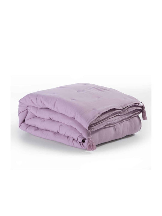 Nef-Nef Homeware Dreamer Coverlet Single Microfiber Lilac 160x220cm