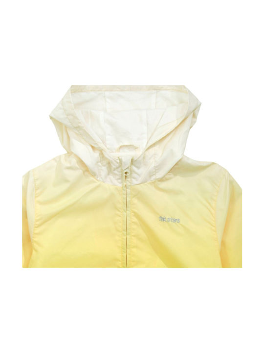 Funky Kids Casual Jacket short Windproof Hooded Yellow