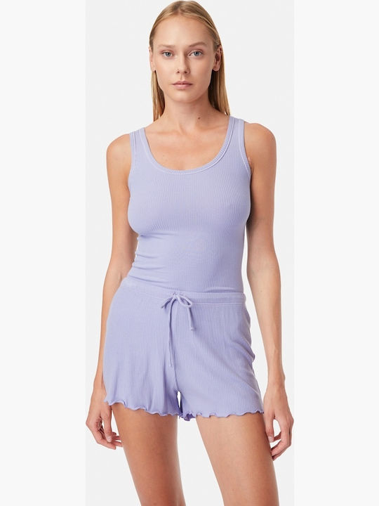 Women's Sleeveless T-Shirt Purple
