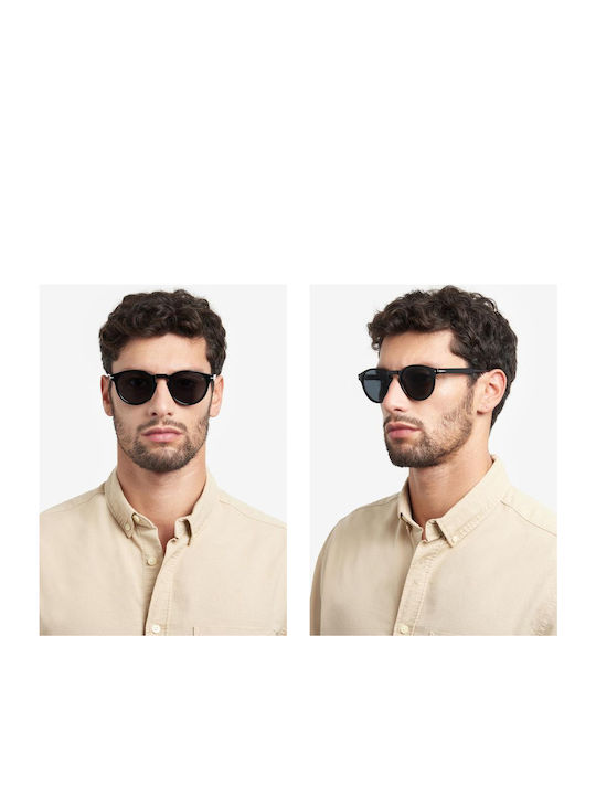 David Beckham Men's Sunglasses with Black Plastic Frame and Black Lens DB 1111/S 08A/IR