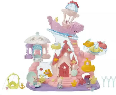 Epoch Toys Miniature Toy Baby Mermaid Castle Sylvanian Families for 3+ Years (Various Designs/Assortments of Designs) 1pc