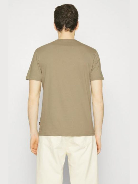 Hugo Boss Men's Short Sleeve T-shirt Beige