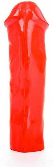 All Black All Red Joey Ρεαλιστικό Dildo Κόκκινο 20cm