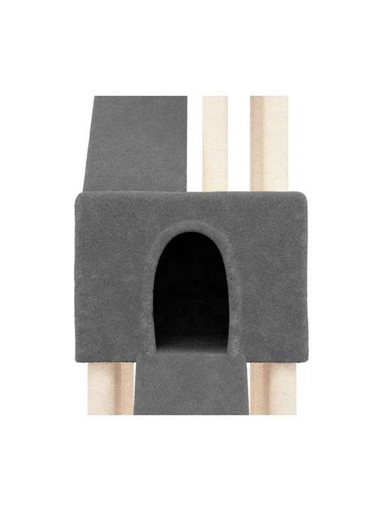 vidaXL Scratching Post Cat Trees Gray 47.5x94x190cm