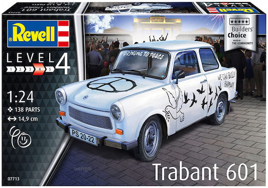 Revell Φιγούρα Μοντελισμού Αυτοκίνητο Trabant 601S Builder's Choice σε Κλίμακα 1:24