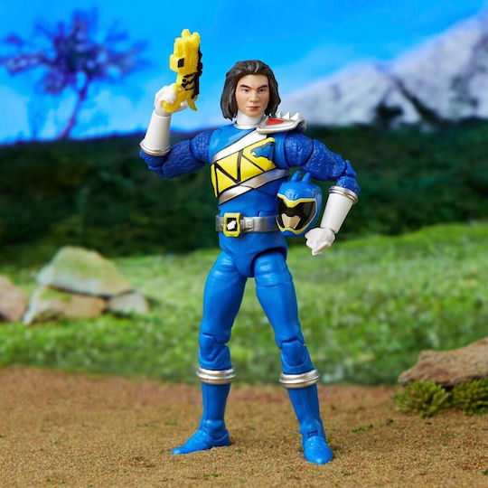 Action Figure Dino Charge Blue Power Rangers for 4+ years old Years 15cm.