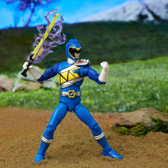Action Figure Dino Charge Blue Power Rangers for 4+ years old Years 15cm.