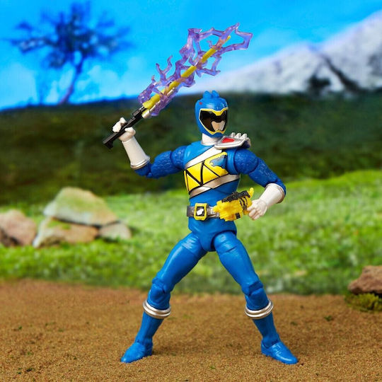 Action Figure Dino Charge Blue Power Rangers for 4+ years old Years 15cm.