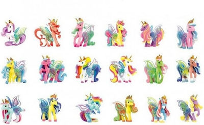 Craze Miniature Toy Galupy Unicorn 9cm. (Various Designs/Assortments of Designs) 1pc