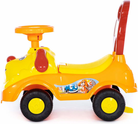 Polesie Ride On Leo Αυτοκινητάκι Ride On Κίτρινο