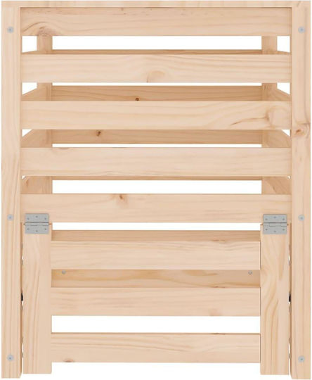 823808 Wooden Open Type Composter 63.5 x 63.5 x 77.5 cm