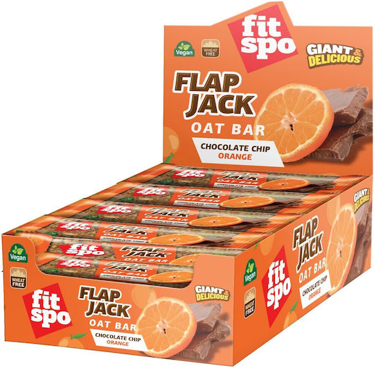 Fit Spo Μπάρα Ενέργειας / Βρώμης / Flapjack με Choco & Orange (12x100gr)