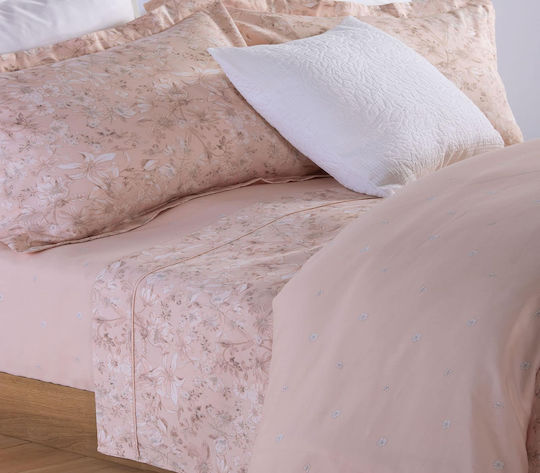 Nef-Nef Homeware Σετ Υπέρδιπλη 240x230cm Amanda Peach Nef-Nef Homeware Σετ Υπέρδιπλη 240x230cm Amanda Peach