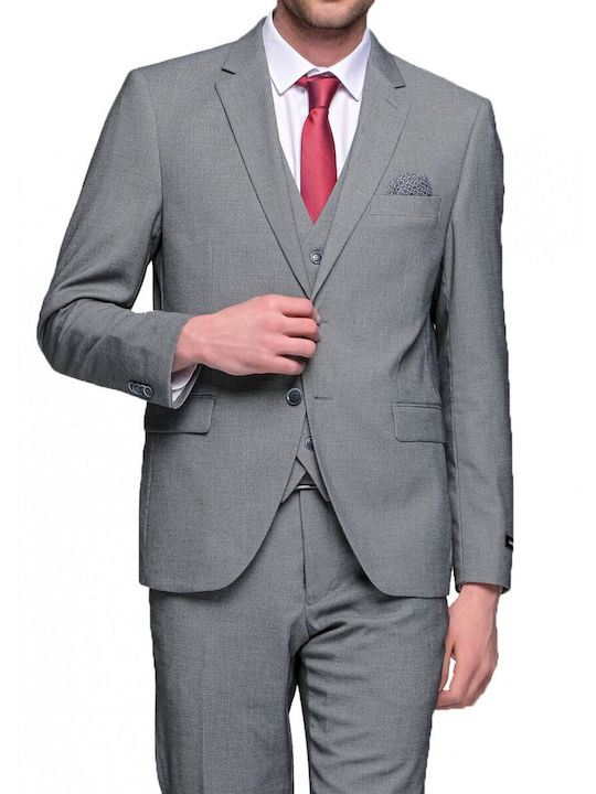 Antonio Mirro - S9132-3 - Grey - Suit - gray