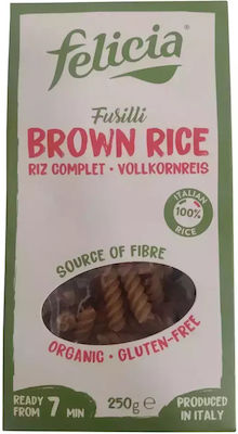 Felicia Fusilli Brown Rice Organic Gluten Free 250gr 1pcs