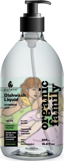 Purenn Υγρό Πιάτων με Άρωμα Lime 500ml