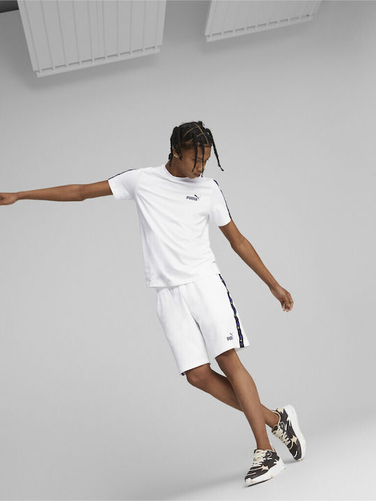 Puma Essentials Tape Love Is Love Men's Athletic Shorts White