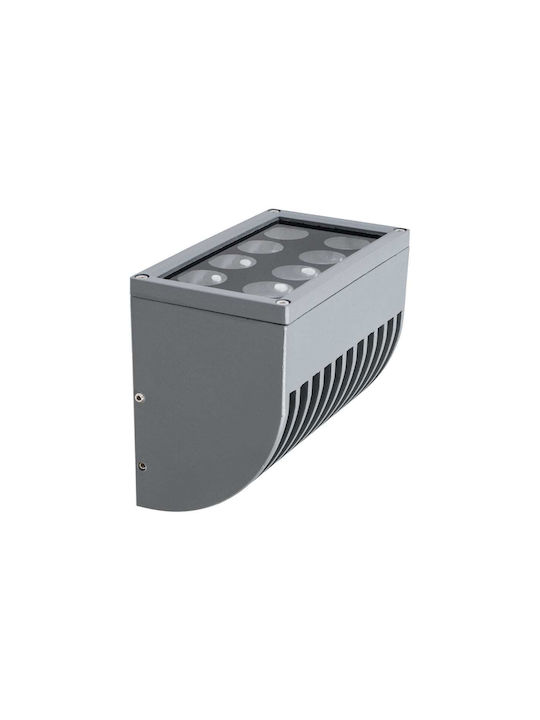 GloboStar Flood-Dena Outdoor Floor Lamp LED Wall Washer 16W with Natural White Light IP67 White