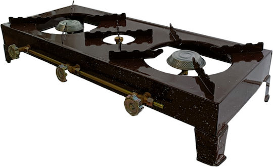 233-014-0004 Countertop Burner Flüssiggas Triple Braun