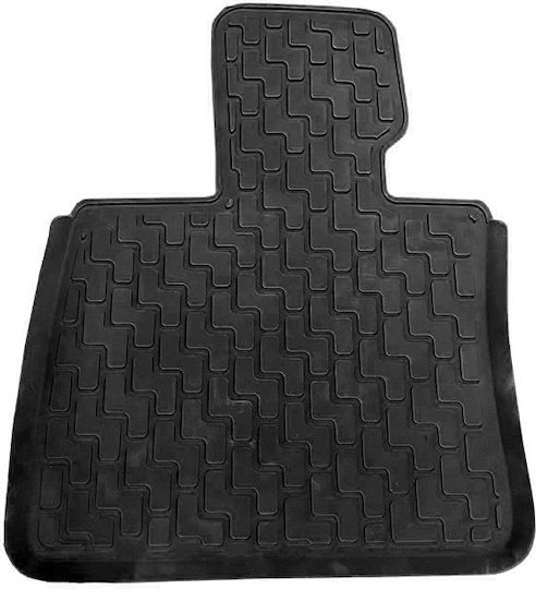 Set of Front and Rear Mats 6pcs Tray Type for BMW X5 / X6 Black