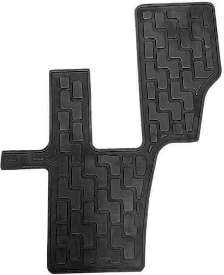 Set of Front and Rear Mats 6pcs Tray Type for BMW X5 / X6 Black