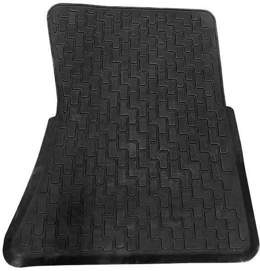 Set of Front and Rear Mats 6pcs Tray Type for BMW X5 / X6 Black
