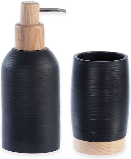 Nef-Nef Homeware Επιτραπέζια Ποτηροθήκη Marchel Μαύρη