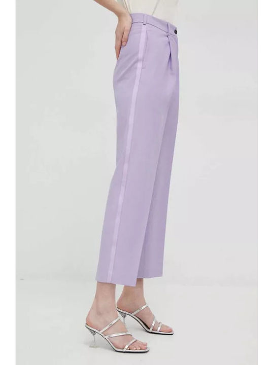 Dama Tesatura Pantaloni Liliac