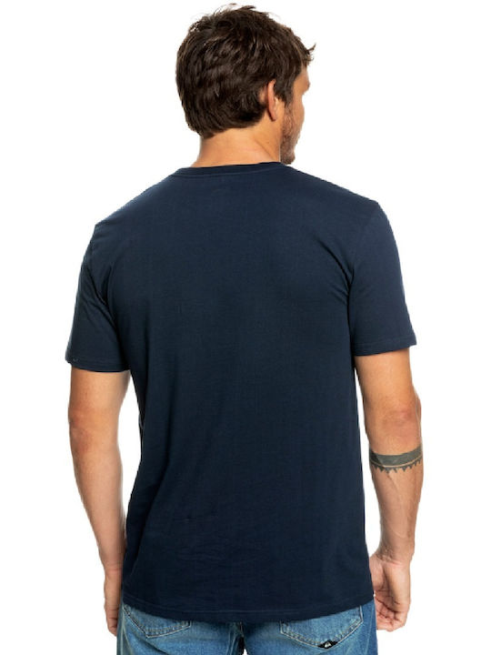 Quiksilver In Circles Ανδρικό T-shirt Navy Μπλε με Λογότυπο