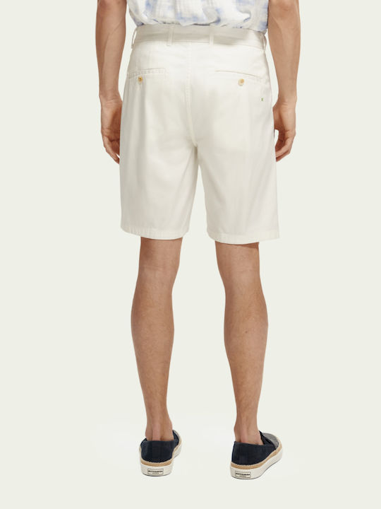 Scotch & Soda Men's Shorts Chino Ecru