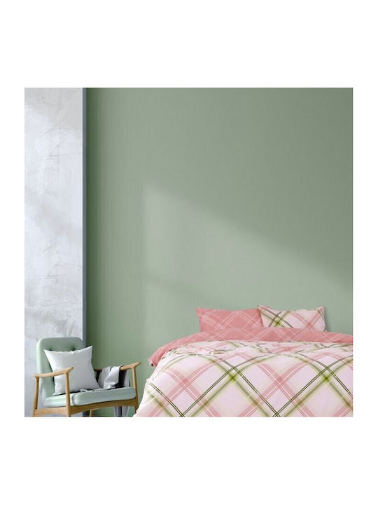 Kocoon Cube Κουβερλί Μονό από Βαμβάκι & Πολυεστέρα Pink 160x240cm