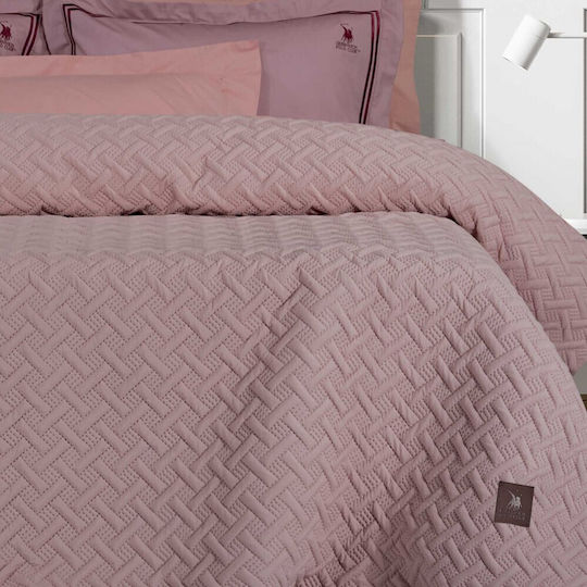 Greenwich Polo Club 3406 Coverlet Queen Size Microfiber Nude 220x240cm