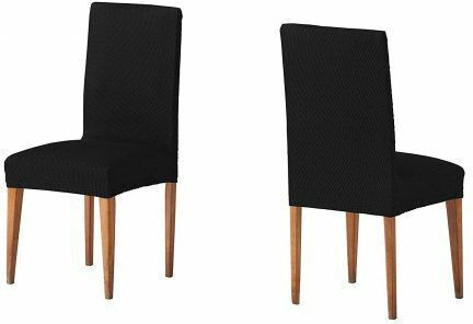 Mc Decor Tunez Elastic Cover for Chair Black 2pcs MCL.EL.TUNEZ.KK-MAYRO