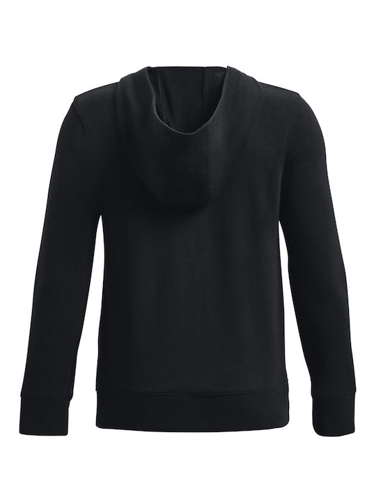 Under Armour Cardigan pentru copii Cardigan pentru copii Hanorace cu glugă Negru Rival Terry