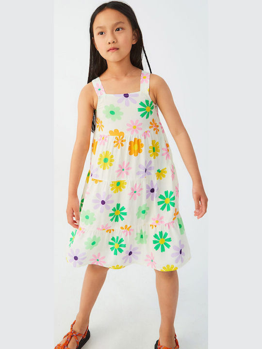 Children's Dress Sleeveless Floral Multicolour