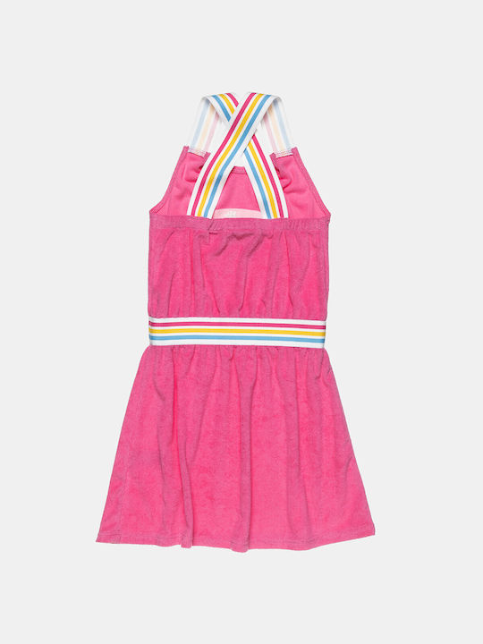 Alouette Kids Dress Striped Sleeveless Pink