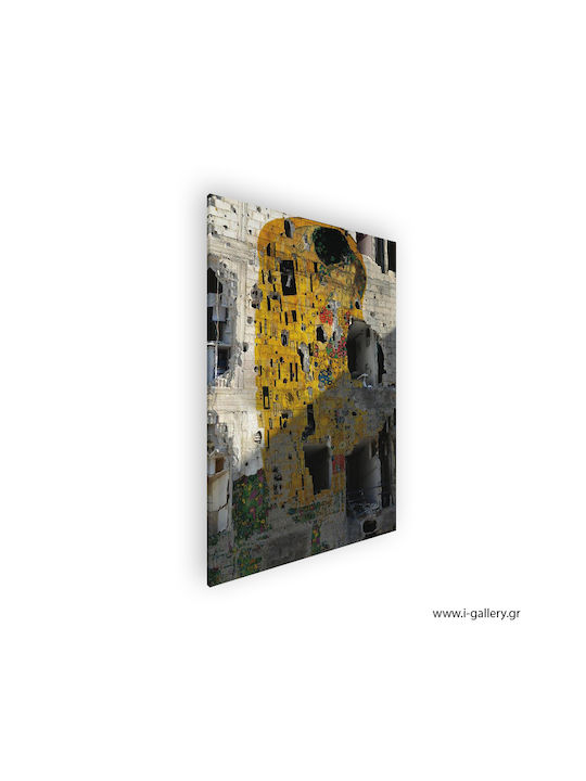 Graffiti The Kiss Painting Copy of Gustav Klimt on Canvas 40x60cm