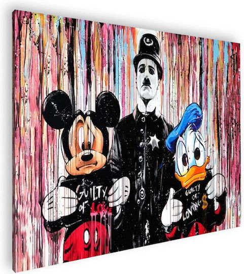 Graffiti Guilty of Love Πίνακας σε Καμβά 150x100cm