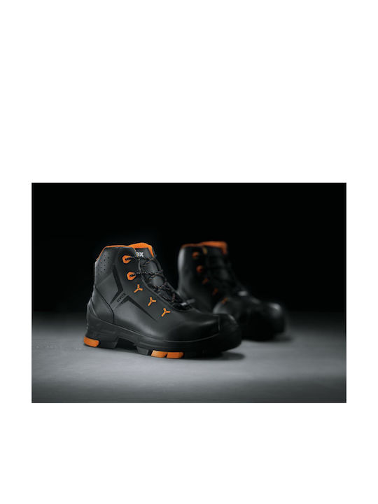 Uvex Waterproof Boots Safety Black S3 with Certification ESD ,SRC