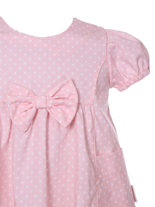 Matoufrance Kids Dress Polka Dot Sleeveless Pink