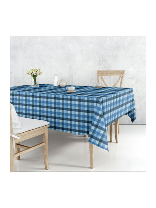 Sette Colori Checkered 6997 Blue 140x140cm