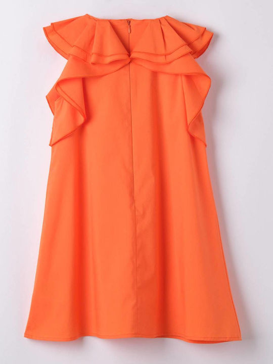 iDO Kids Dress Sleeveless Orange