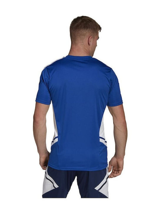 Adidas Condivo 22 Men's Athletic T-shirt Short Sleeve Blue