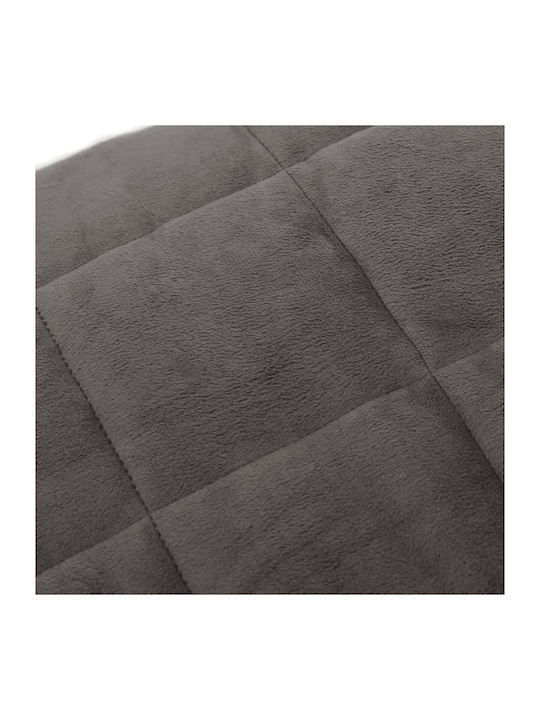 vidaXL Blanket Gravity Velvet Sofa 138x200cm Gray