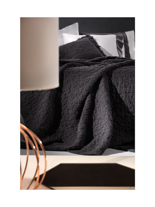 Guy Laroche Μαξιλάρι Καναπέ Times από 100% Βαμβάκι Anthracite 45x45εκ.